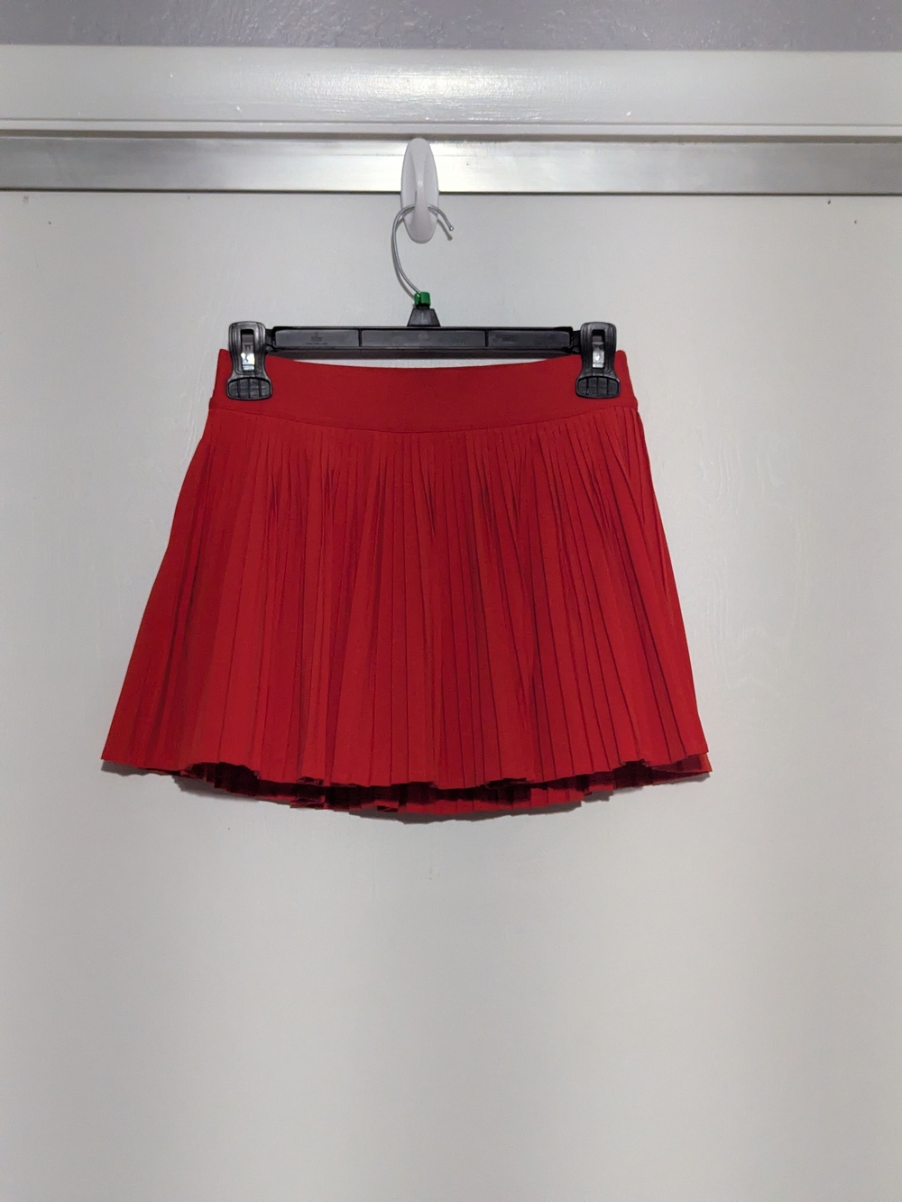 lululemon athletica Red Pleated Skater Skirt